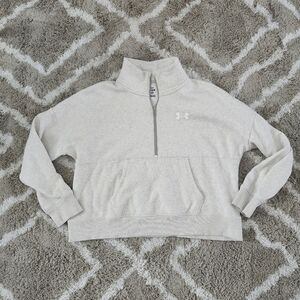 Women's Under Armour Sweatshirt Loose/Crop Fitted Size Large